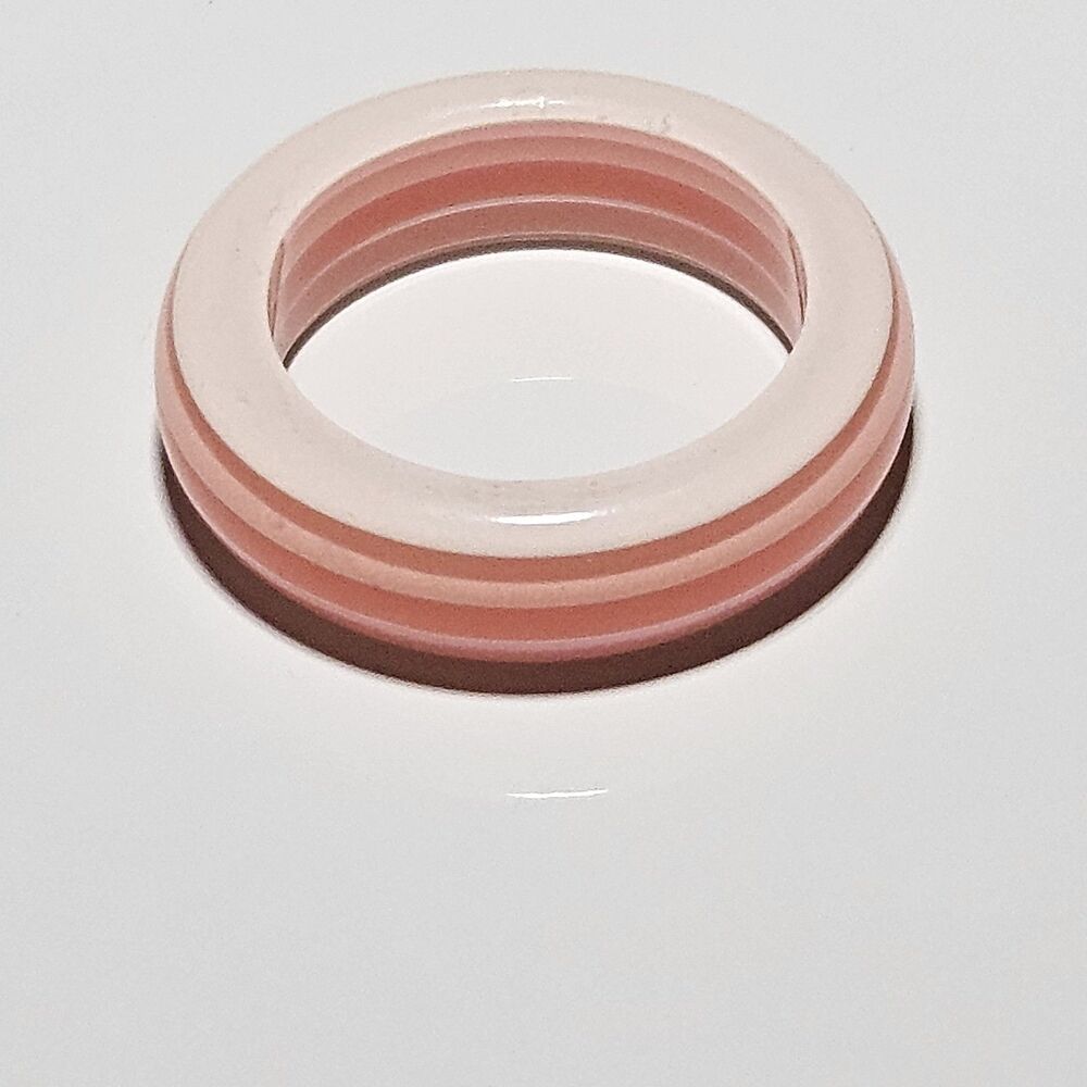 Striped Shades Of Pink Ring Size 5 - Picture 11 of 12